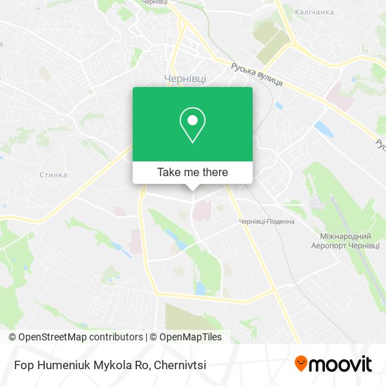 Fop Humeniuk Mykola Ro map