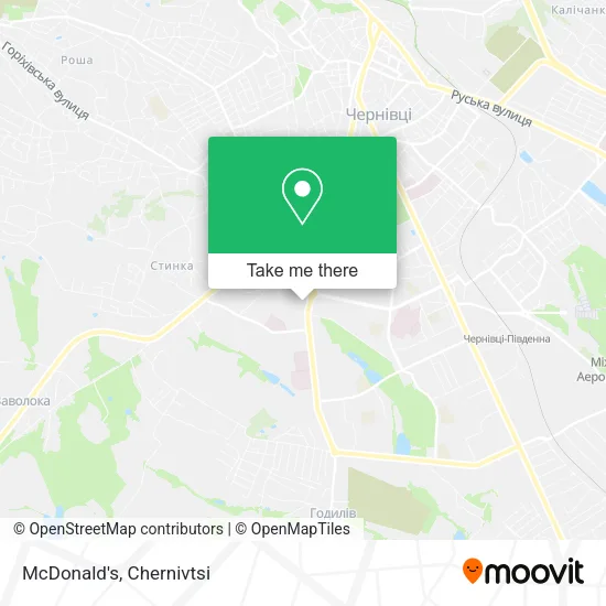 Карта McDonald's