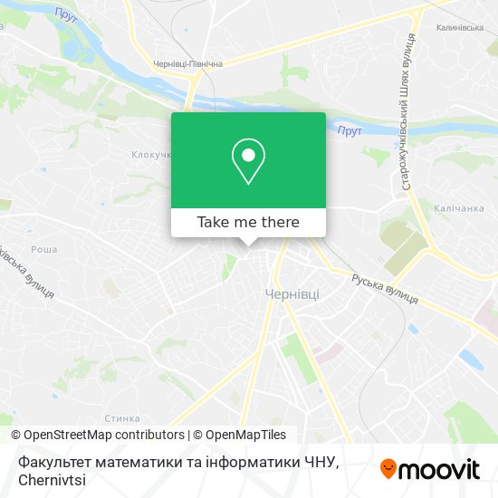 Факультет математики та інформатики ЧНУ map