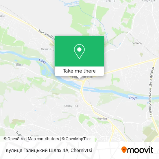 вулиця Галицький Шлях 4А map
