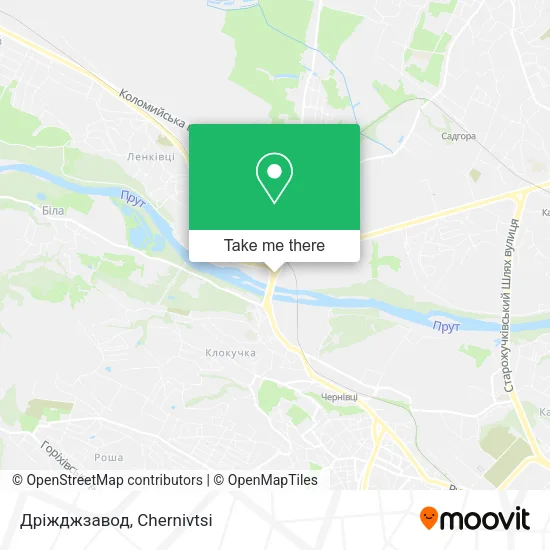 Карта Дріжджзавод