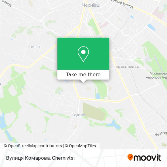 Вулиця Комарова map