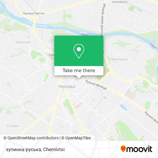 зупинка руська map