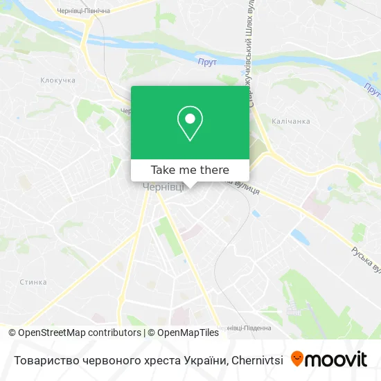 Карта Товариство червоного хреста України
