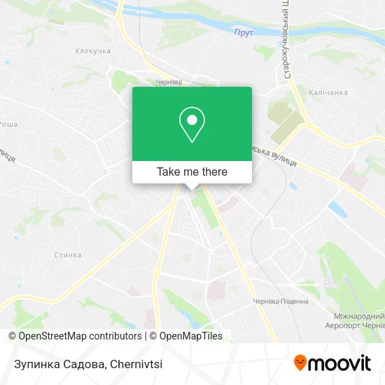 Карта Зупинка Садова