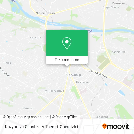Kavyarnya Chashka V Tsentri map