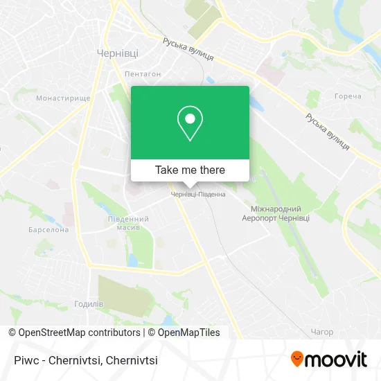 Piwc - Chernivtsi map