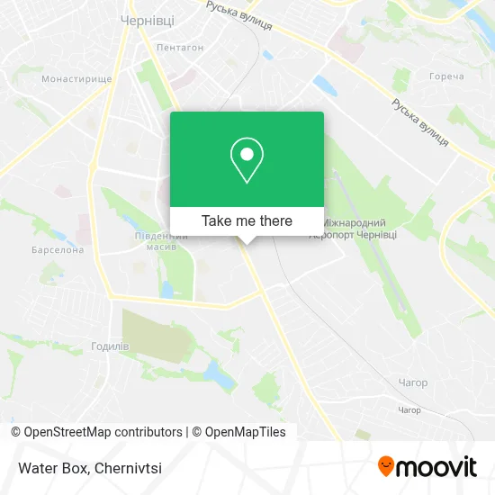 Water Box map