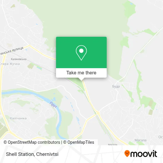 Shell Station map