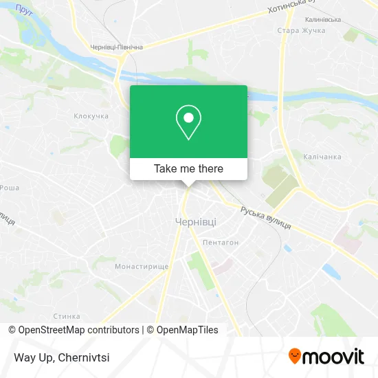 Way Up map