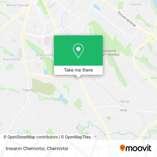 Inwarm Chernivtsi map