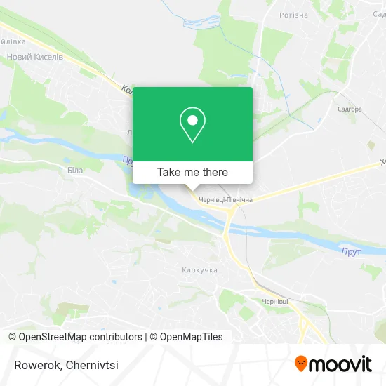 Rowerok map