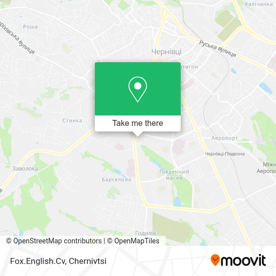Fox.English.Cv map