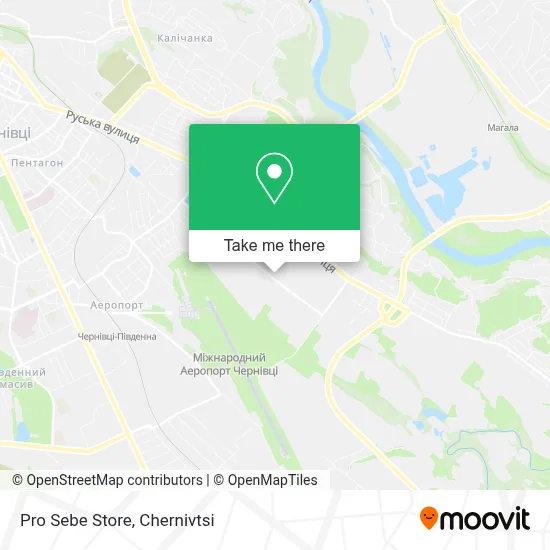 Pro Sebe Store map