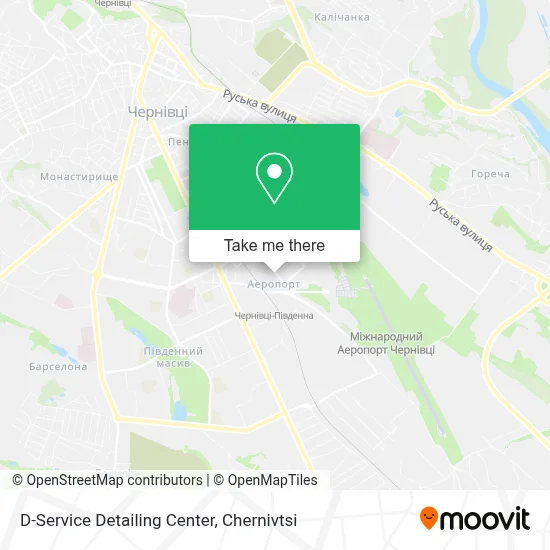D-Service Detailing Center map