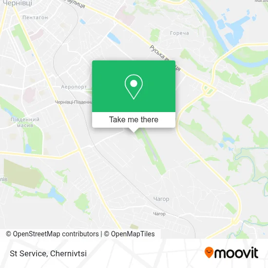 St Service map