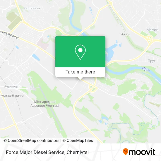Force Major Diesel Service map