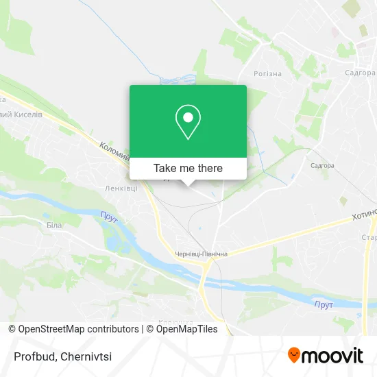 Profbud map