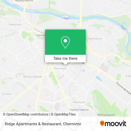 Ridge Apartments & Restaurant map