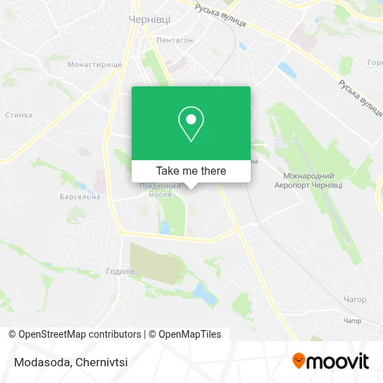Modasoda map