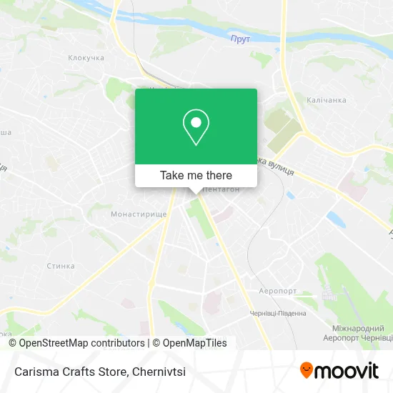 Carisma Crafts Store map