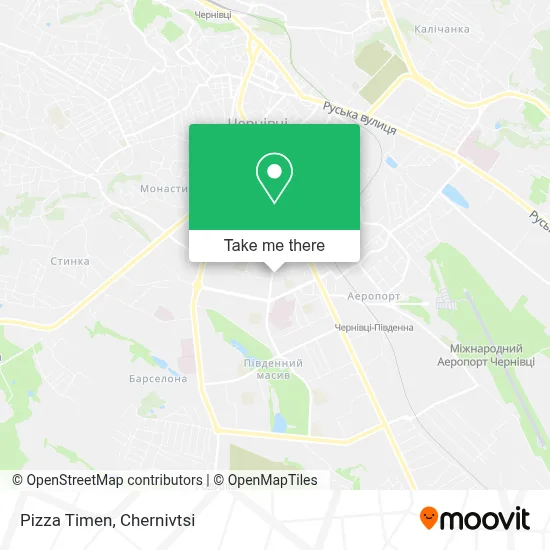 Pizza Timen map
