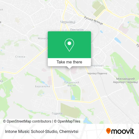 Intone Music School-Studio map