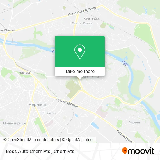 Boss Auto Chernivtsi map