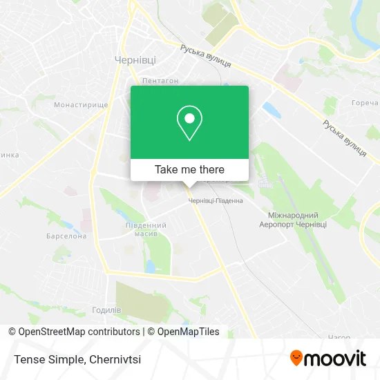 Tense Simple map