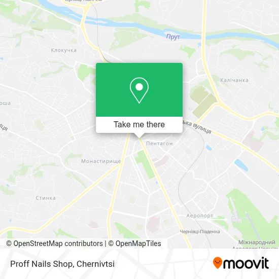 Proff Nails Shop map