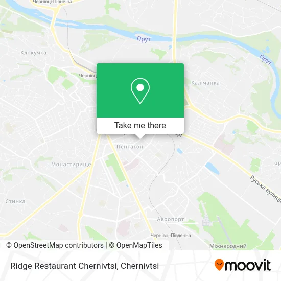 Ridge Restaurant Chernivtsi map