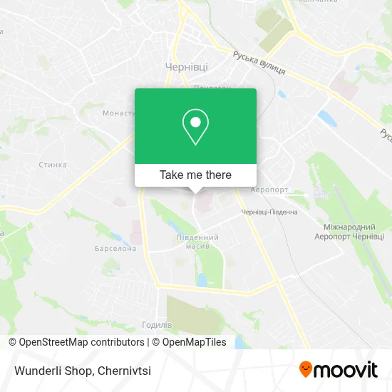 Wunderli Shop map
