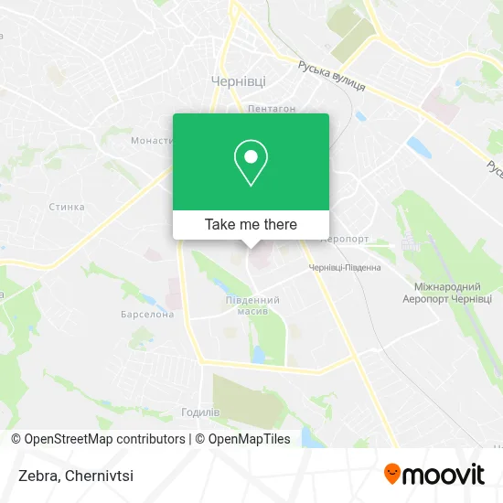 Zebra map