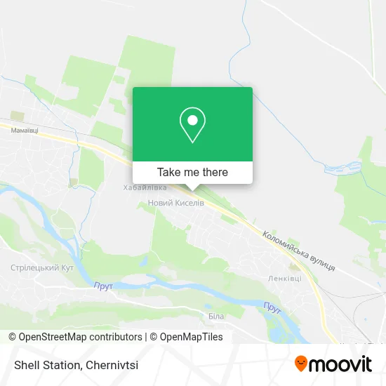 Shell Station map