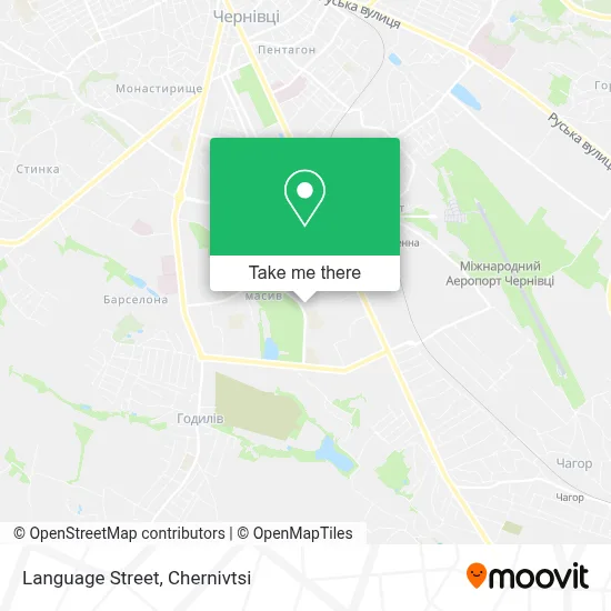 Language Street map