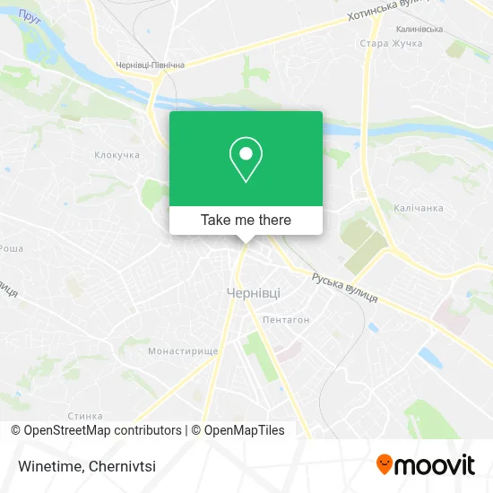 Winetime map
