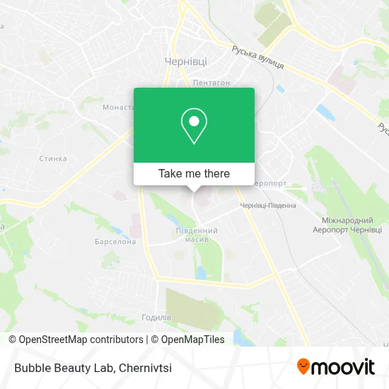 Bubble Beauty Lab map