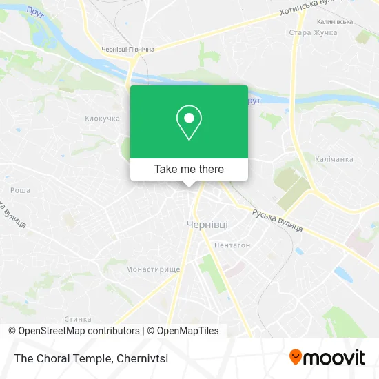 The Choral Temple map