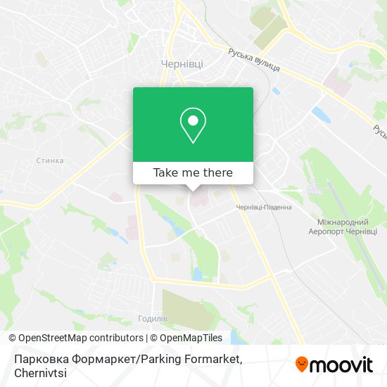 Карта Парковка Формаркет / Parking Formarket