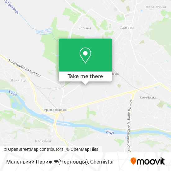 Маленький Париж ❤️(Черновцы) map