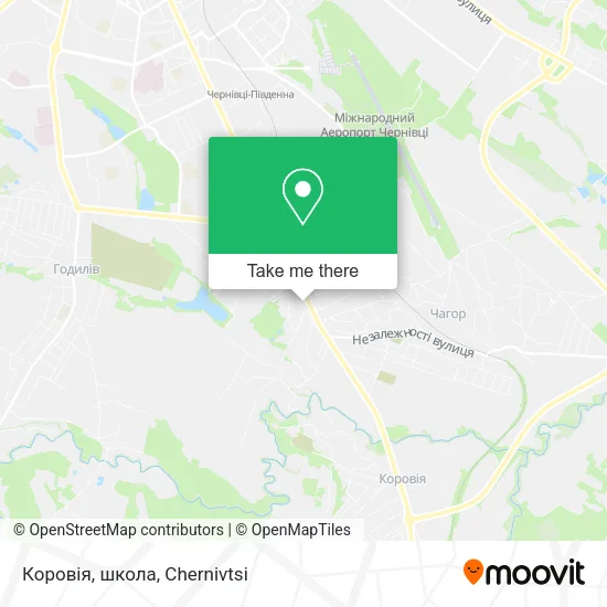 Коровія, школа map