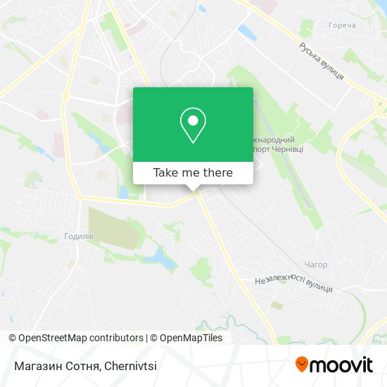 Магазин Сотня map