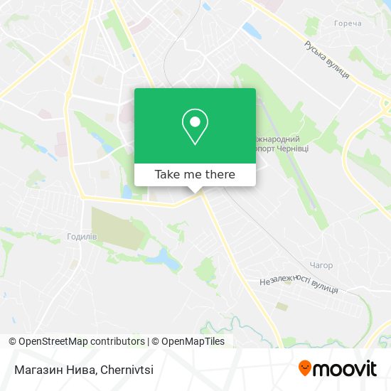 Магазин Нива map