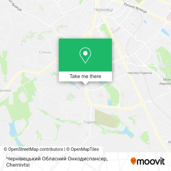 Карта Чернівецький Обласний Онкодиспансер