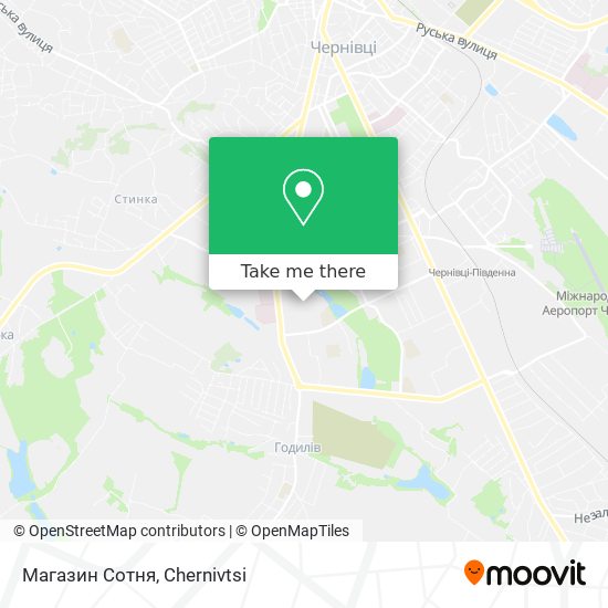 Магазин Сотня map