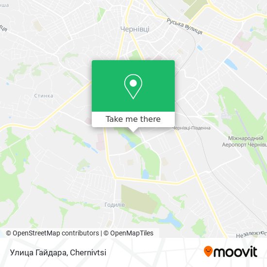 Улица Гайдара map
