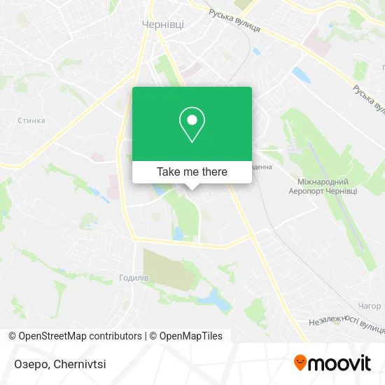 Карта Озеро