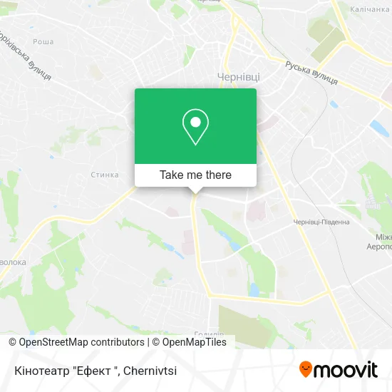 Карта Кінотеатр "Ефект "