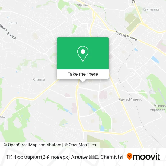 Карта ТК Формаркет(2-й поверх) Ательє ✂️📌👗🎀