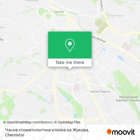 Часна стоматологічна клініка на Жукова map
